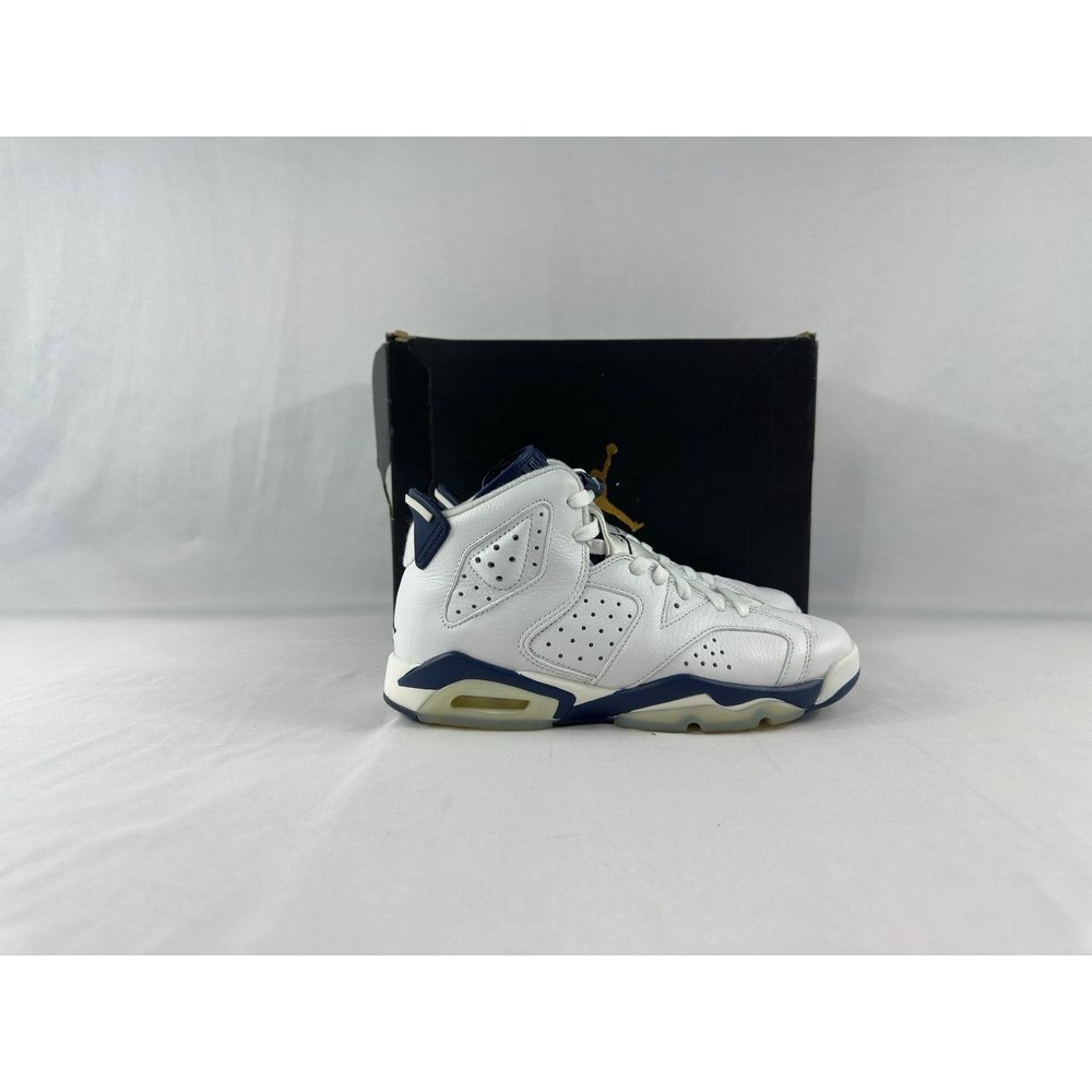 Nike Air Jordan 6 Retro GS 'Midnight Navy' 2022 384665-141 Boys Size 5.5Y